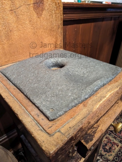 Toad in the Hole table at the Brewers Arms in Lewes